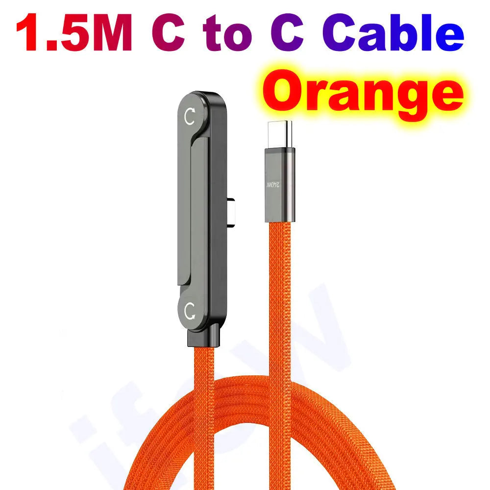 Cable de Carga Rápida con Soporte Integrado 240W / 65W