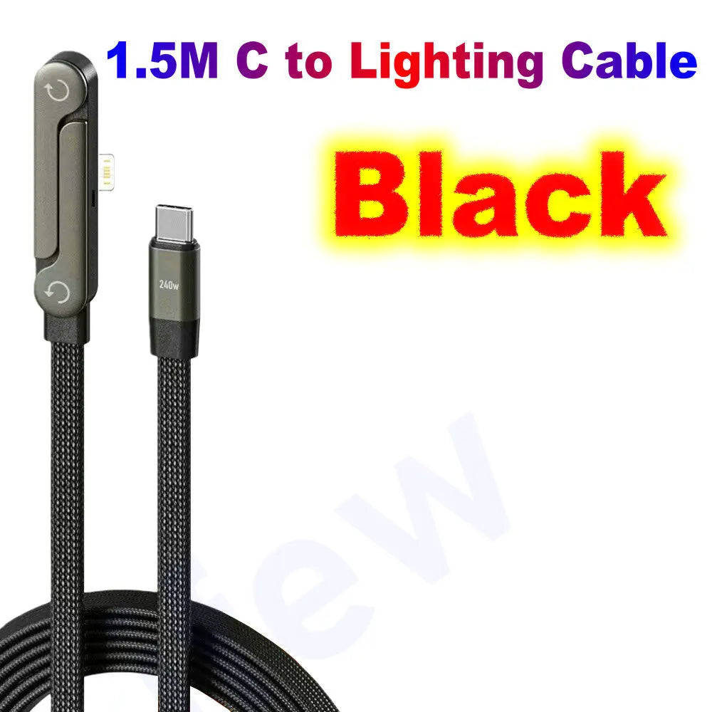 Cable de Carga Rápida con Soporte Integrado 240W / 65W